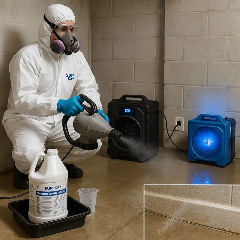Sanitization and Odor Removal process in Pace, FL